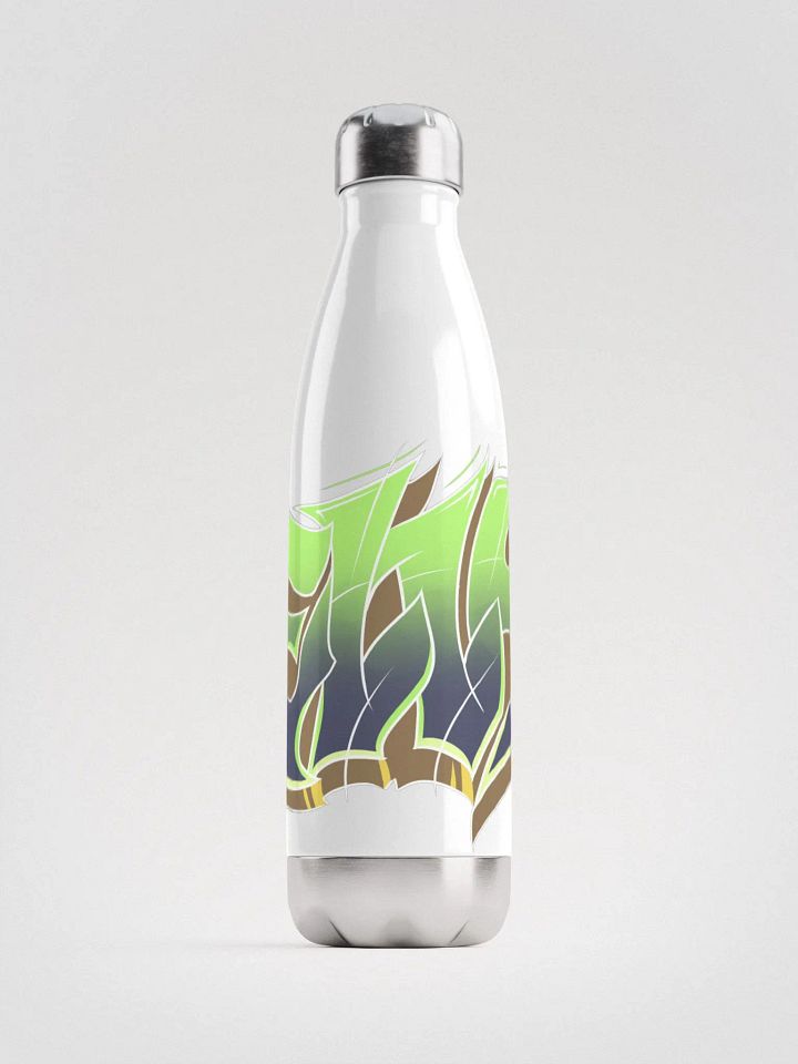 Elly graffiti water bottle (green) product image (1)