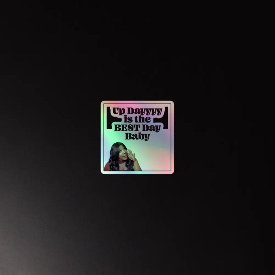 Porshia's Up Dayyyy Holographic Sticker Sheet product image (2)