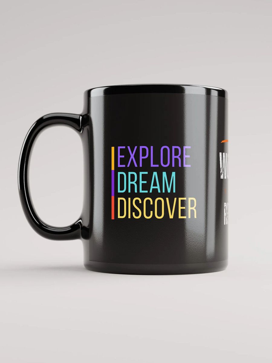 Fragmented Dreams Black Glossy Mug product image (6)