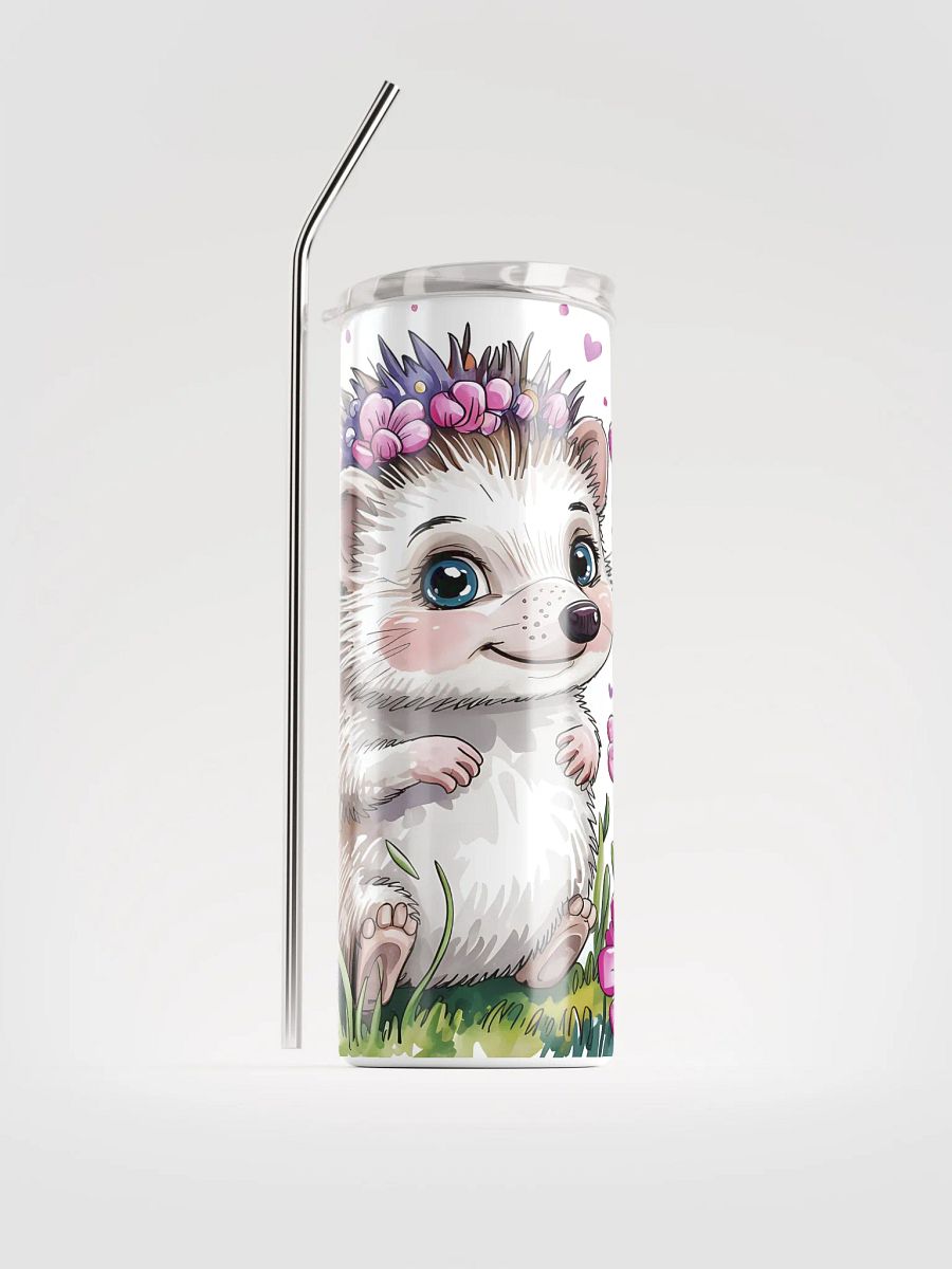 Whimsical Hedgehog Stainless Steel Tumbler product image (2)