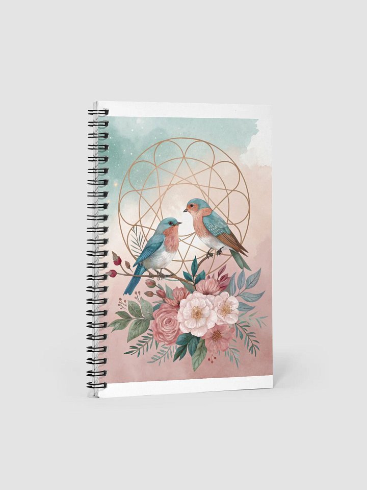 Serene Birds Spiral Notebook product image (1)