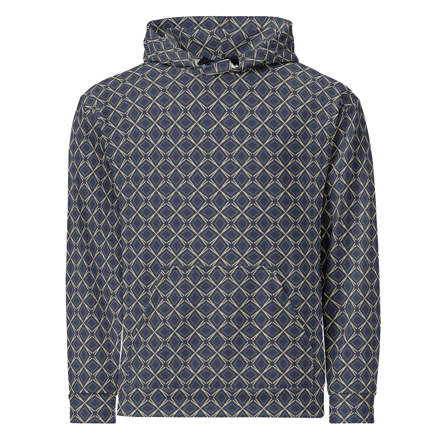 Geometric Illusion Allover Print Hoodie for Men and Women product image (1)