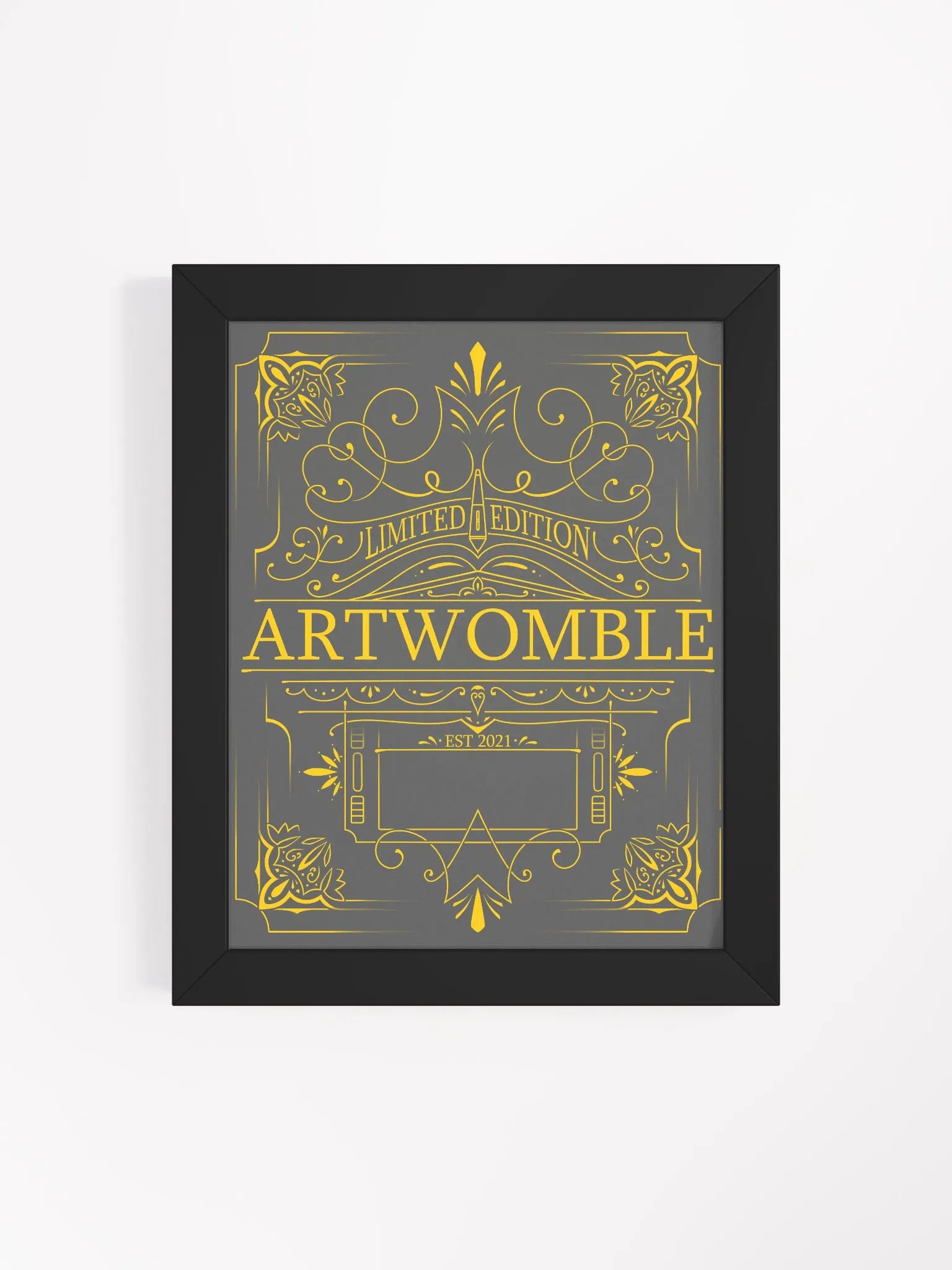 Artwomble Framed Print - Grey product image (4)