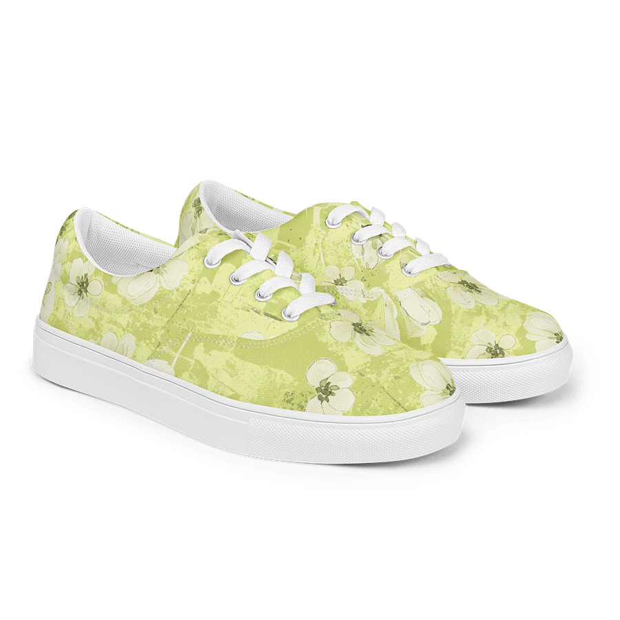 Floral Artistry Lace-Up Canvas Shoes product image (3)