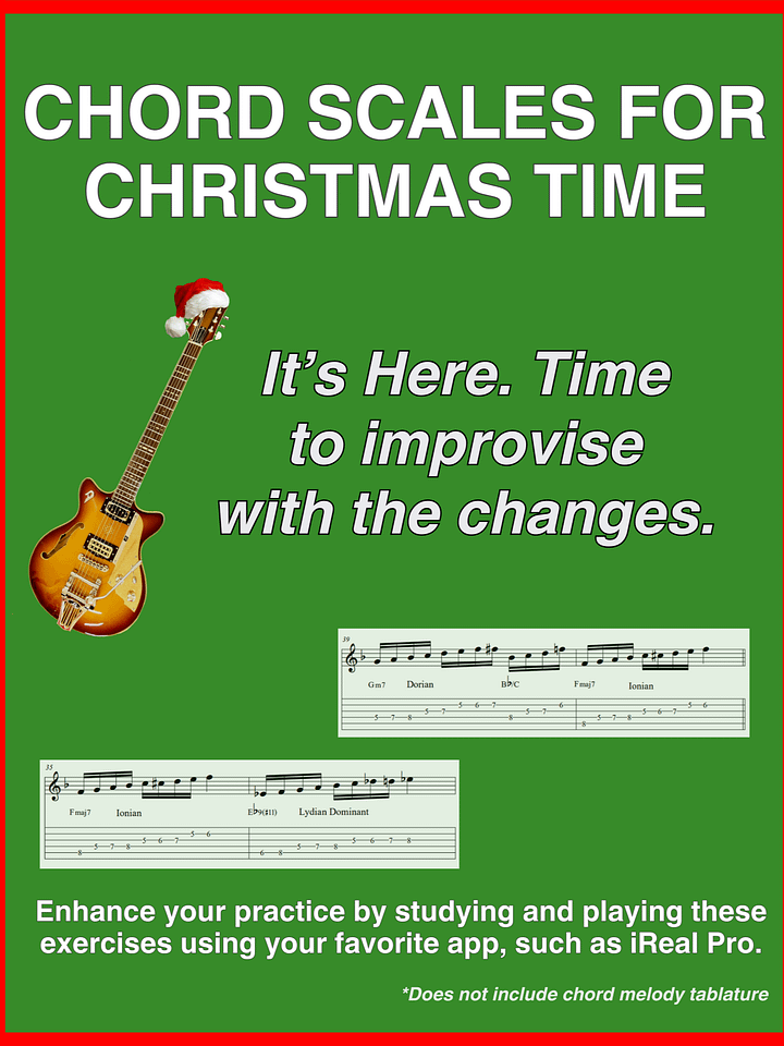 Chord Scales for Christmas Time product image (1)