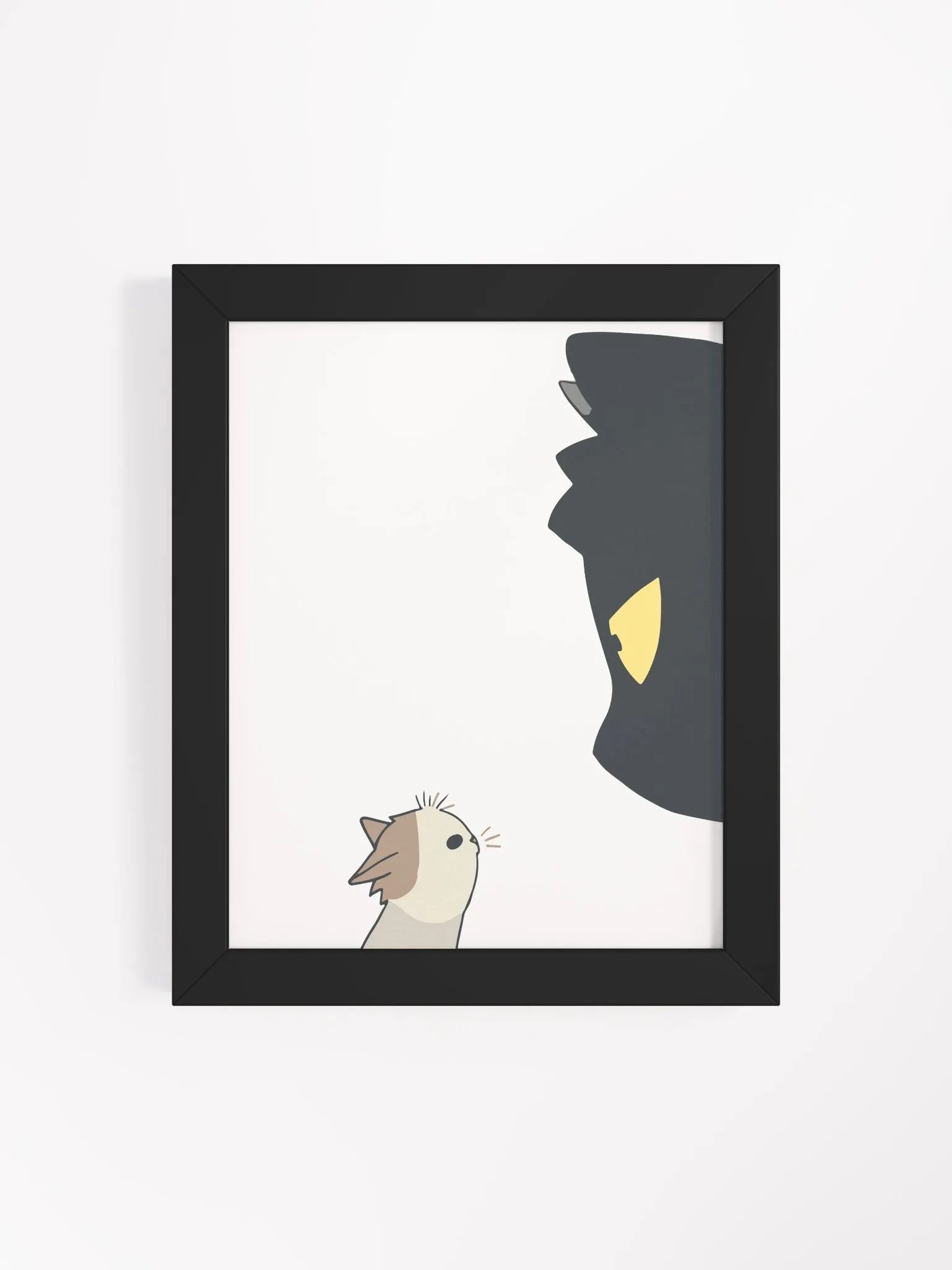 "Gaze" – A Heartwarming Cat Illustration for POD Printing product image (45)