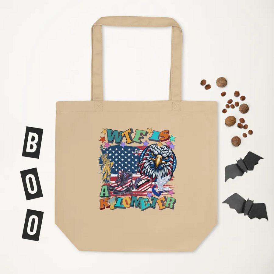 WTF Is A Kilometer Patriotic Tote: product image (6)