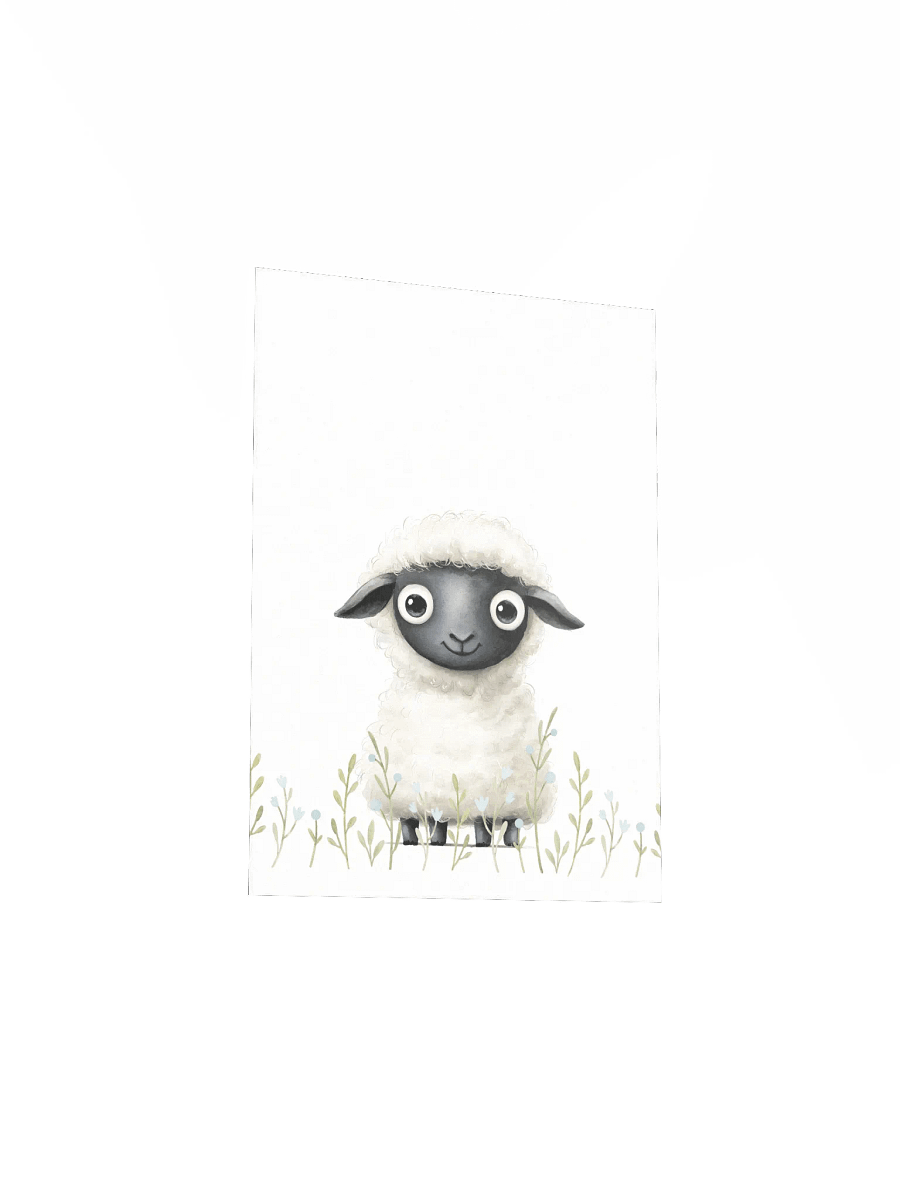 Happy Little Sheep, Farm Nursery Print product image (4)