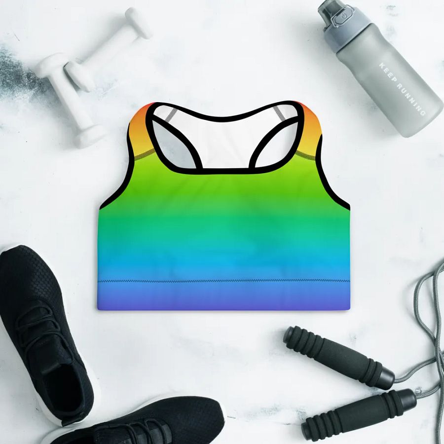 Rainbow Sports Bra product image (11)
