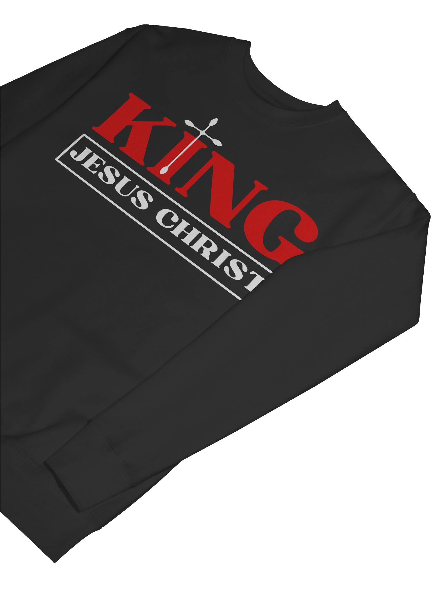 King Jesus Christ Christian Sweater | Faith-Filled Winter Apparel for Believers | Raise2shine product image (6)