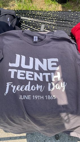 You can grab your Juneteenth shirt made by Beware of OG @ Woodward and Euclid  #Northend Here till 6 pm