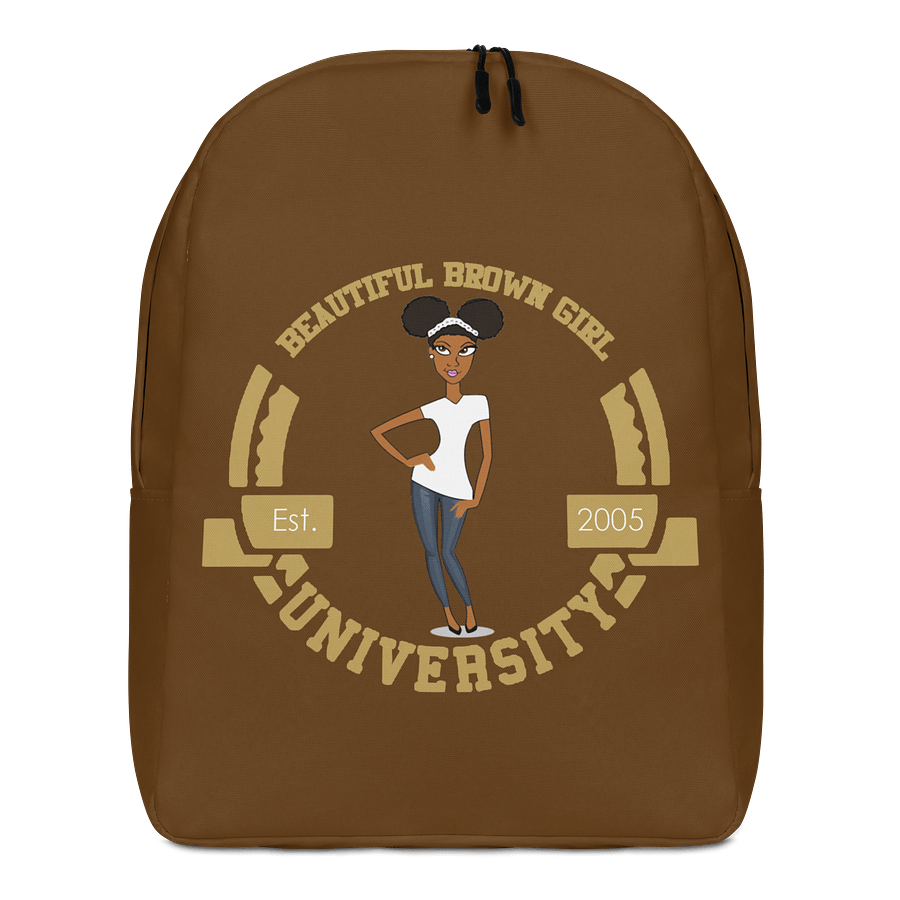 Beautiful Brown Girl University Backpack product image (3)