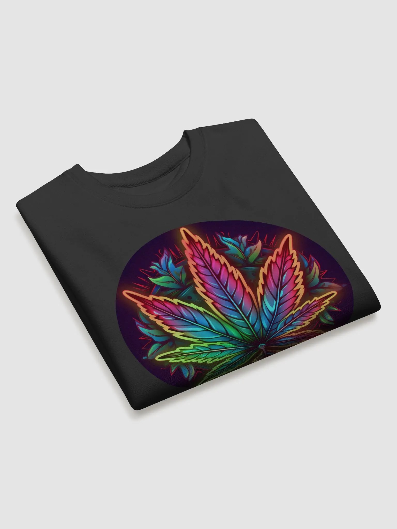 Colorful Classy - Cannabis Marijuana Leaf Design - Premium Sweatshirt product image (5)