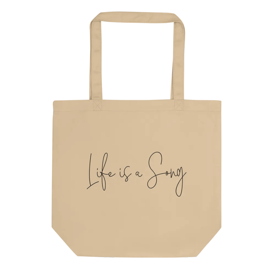 Life is a Song (Single-Sided) Beige Tote product image (1)