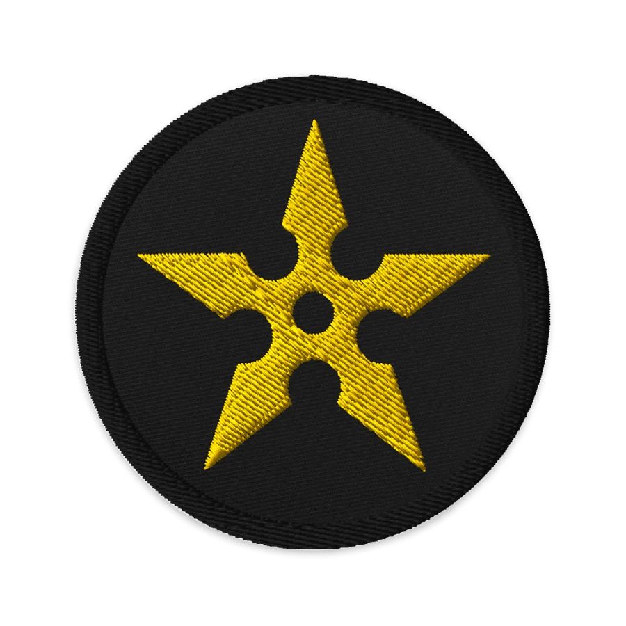 Golden Shuriken Patch product image (1)