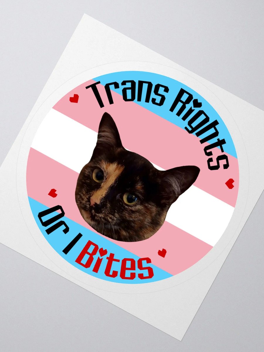 Trans Rights or I Bites Sticker product image (5)