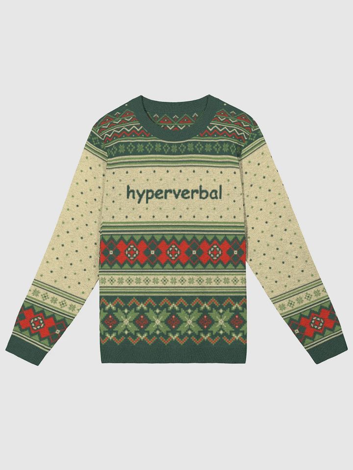 hyperverbal (holiday sweater 2) knitwear classic crewneck product image (1)
