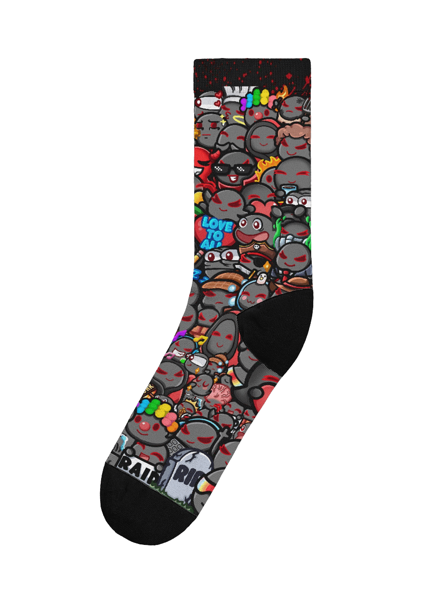 Emote-tional Support Crew Socks product image (3)