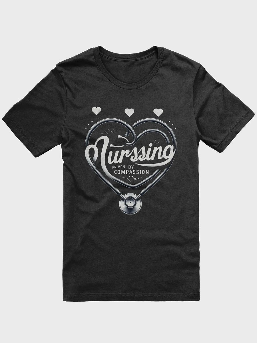 Stethoscope Heart: Nursing Heartbeat Tee product image (3)