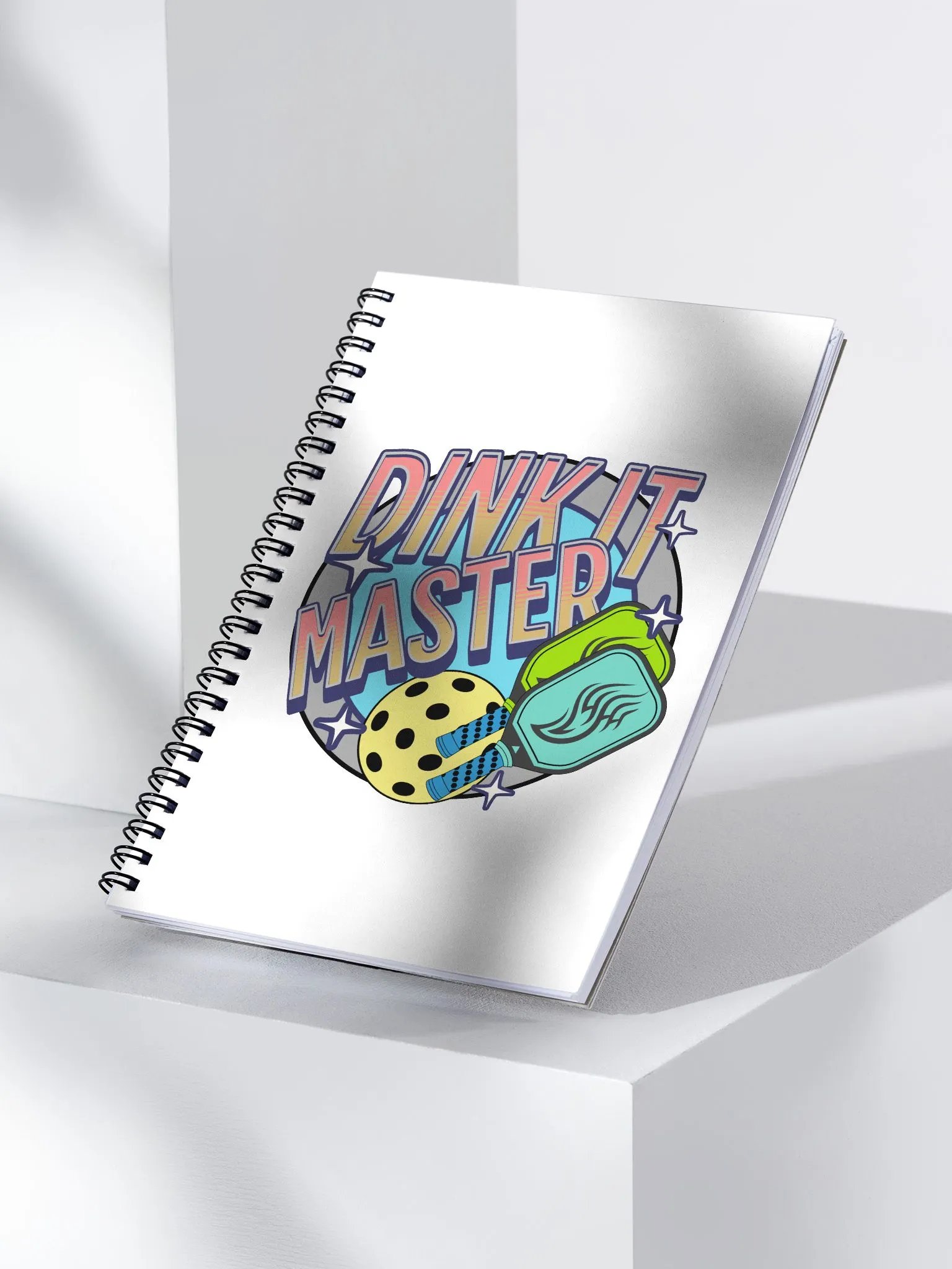 Dink It Master Pickleball Passion Spiral Notebook product image (2)