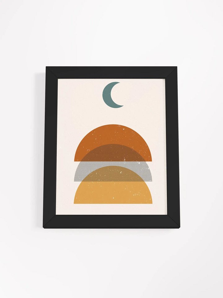 Ethereal Crescent Framed Art Print product image (2)