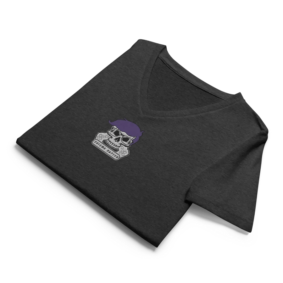 Enigma Nation Bella+Canvas Women's Relaxed V-Neck T-Shirt (EMBRODERED) product image (9)