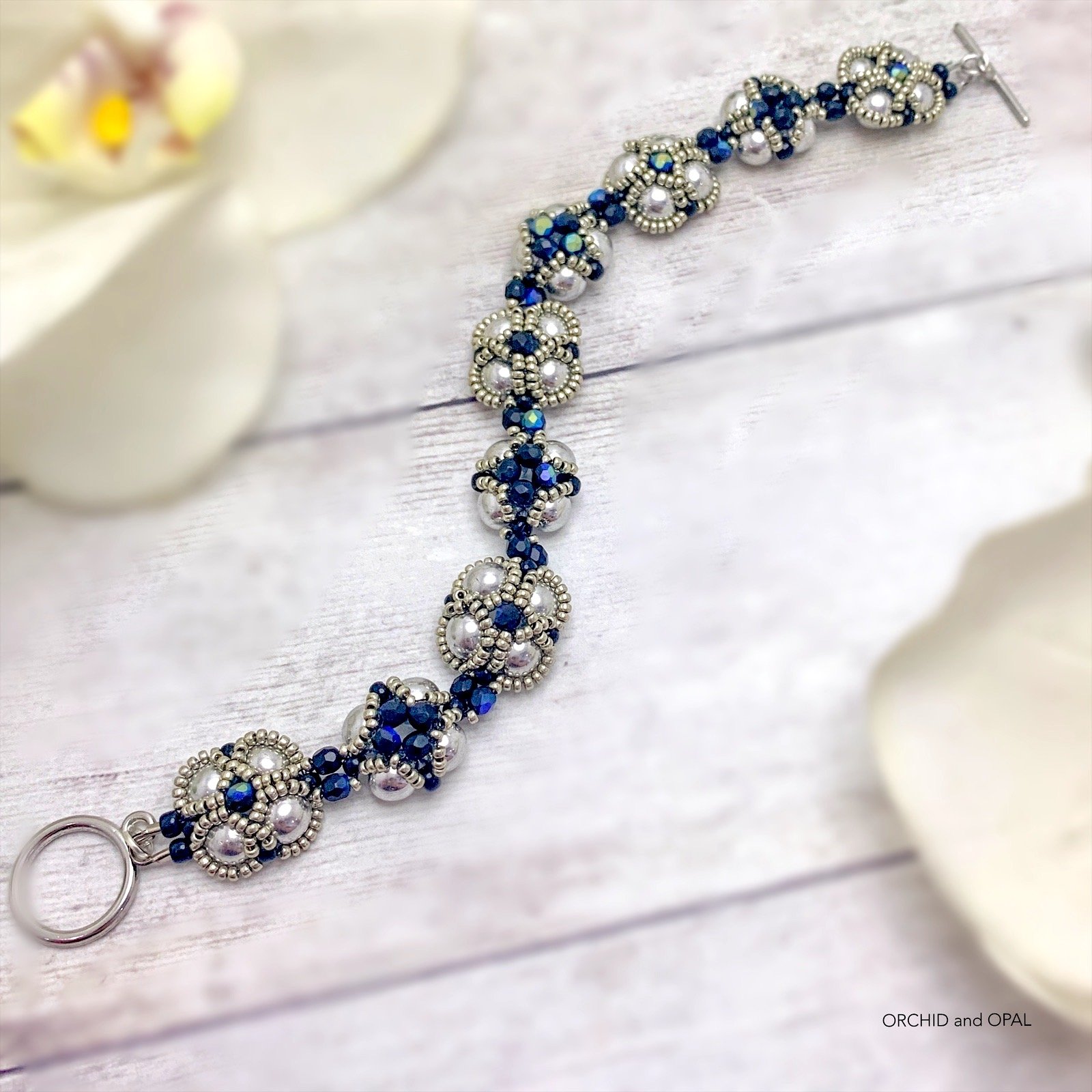 Digital Beading Pattern – South Seas Pearl and Seed Bead Bracelet product image (3)