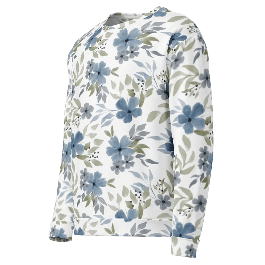 Blue Blossom Bliss Recycled Sweatshirt product image (5)
