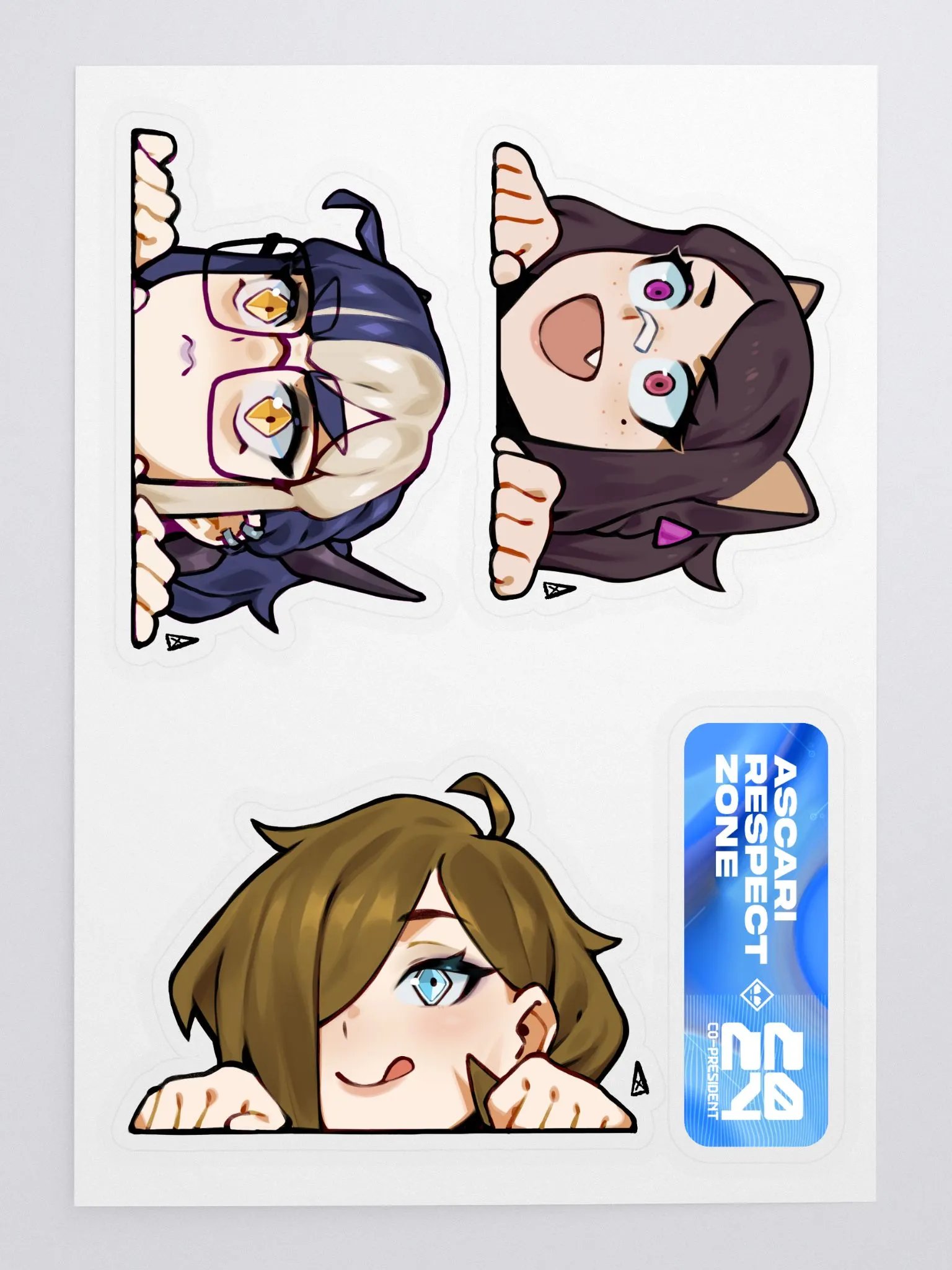 Peeker Stickers (Set of 3 + Bonus) product image (7)