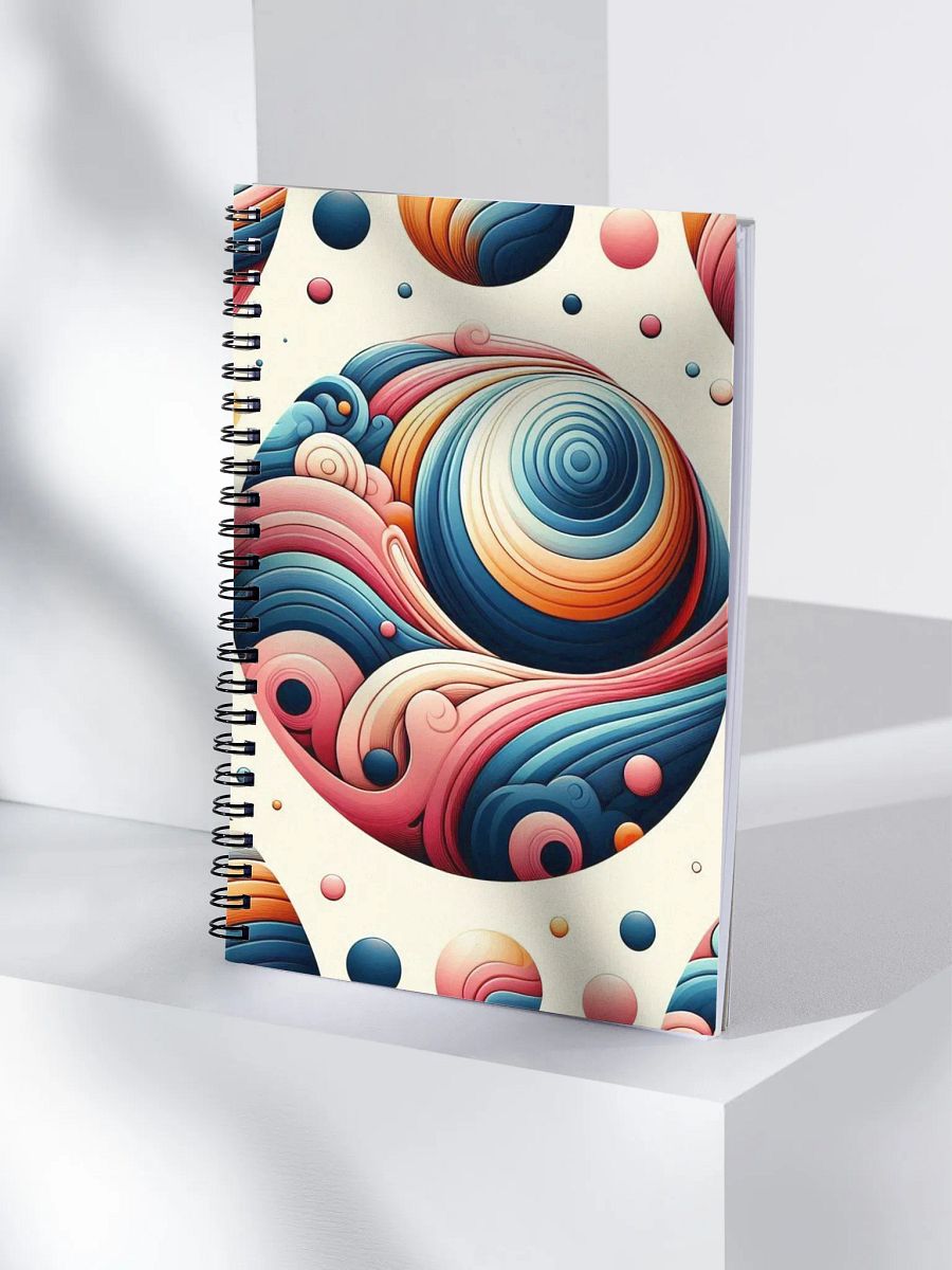 Spiral Swirls Notebook product image (4)