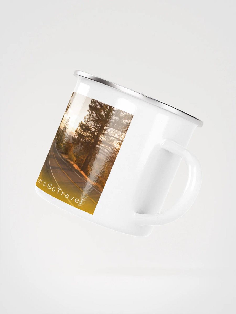 Let's Travel Enamel Mug product image (3)