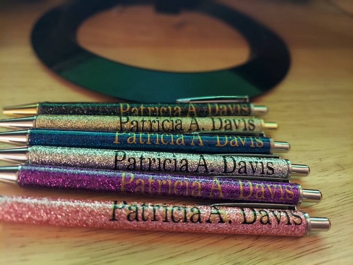 Glittery Personalized Pens product image (1)