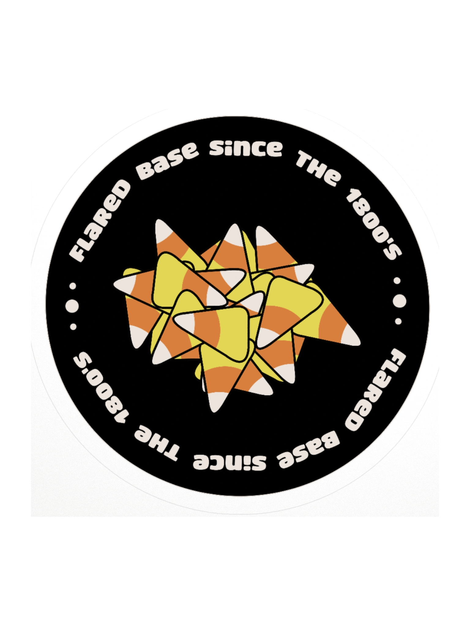 Candycorn Flared Base Sticker product image (2)
