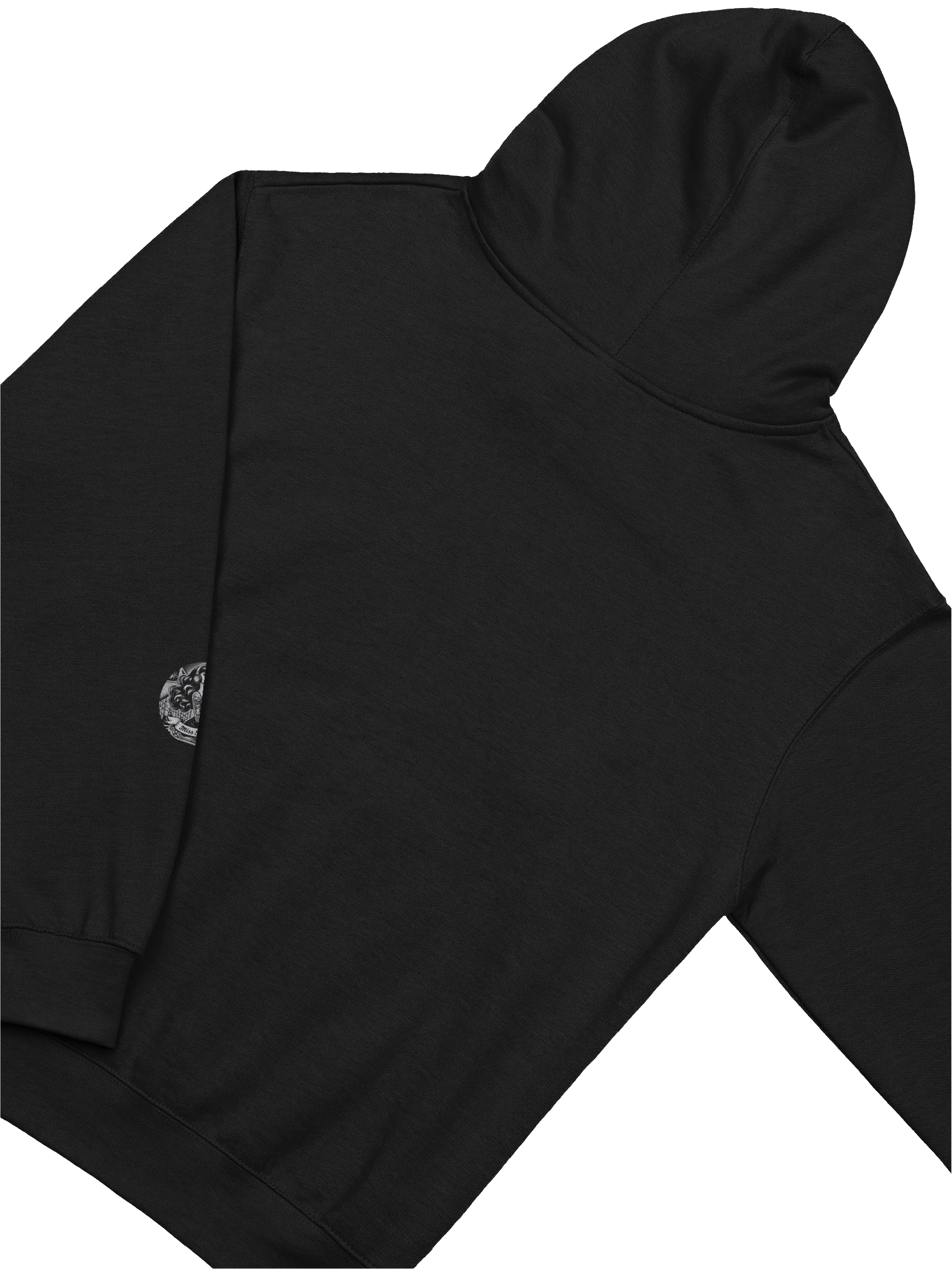 Minimalist B&W Miss Shorty Midweight Hoodie product image (4)