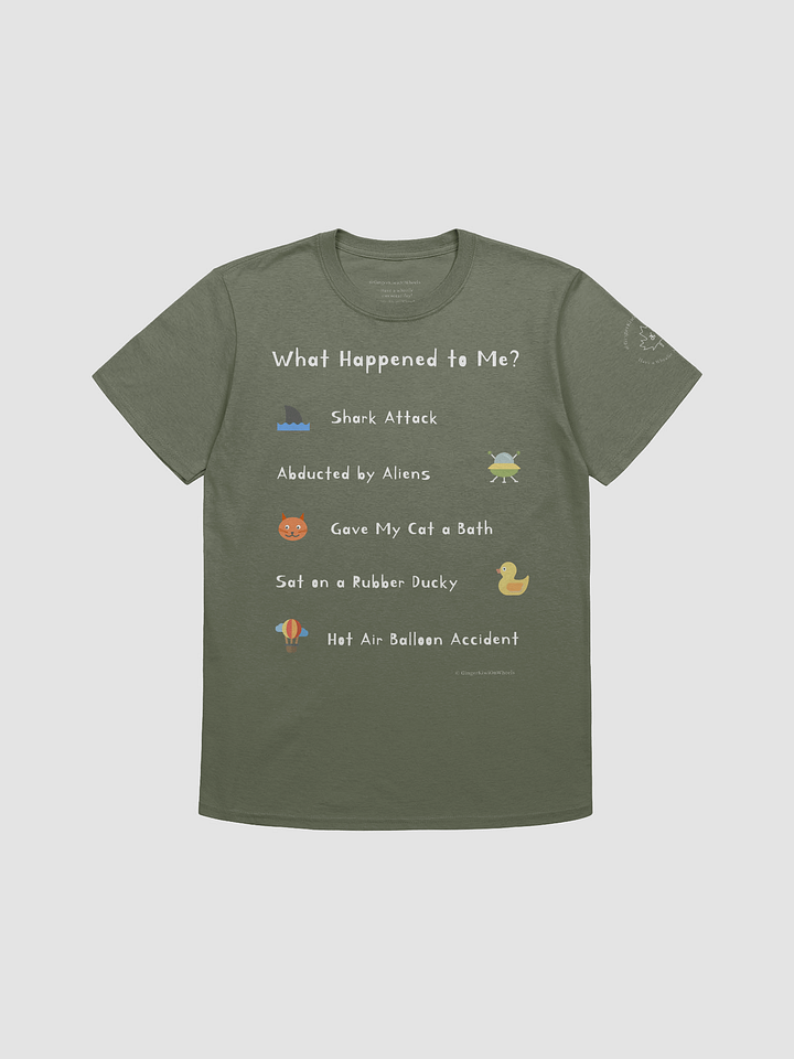 WHAT HAPPENED TO ME ? (2025 Edition): Unisex Softstyle T-shirt, Military Green product image (1)