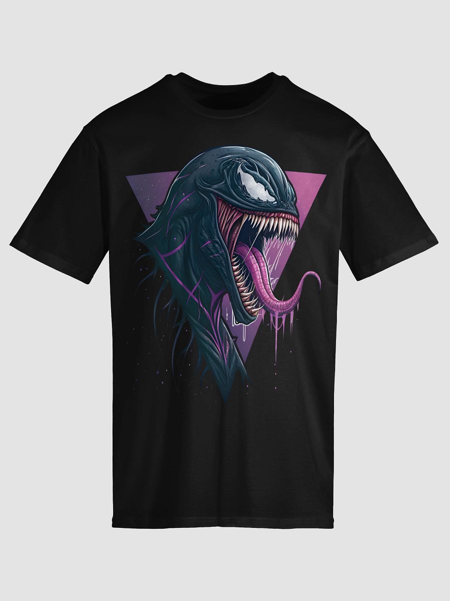 Symbiote Dark Hero Face Graphic | Bold Streetwear for Movie Fans product image (3)