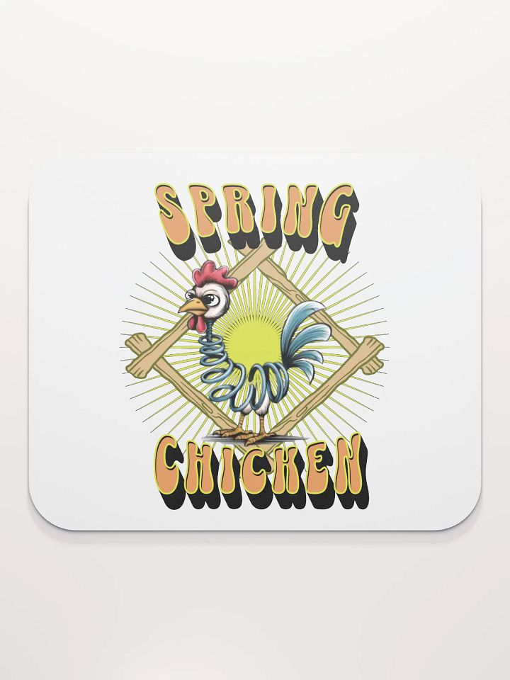 Spring Chicken Sunburst Mouse Pad product image (1)