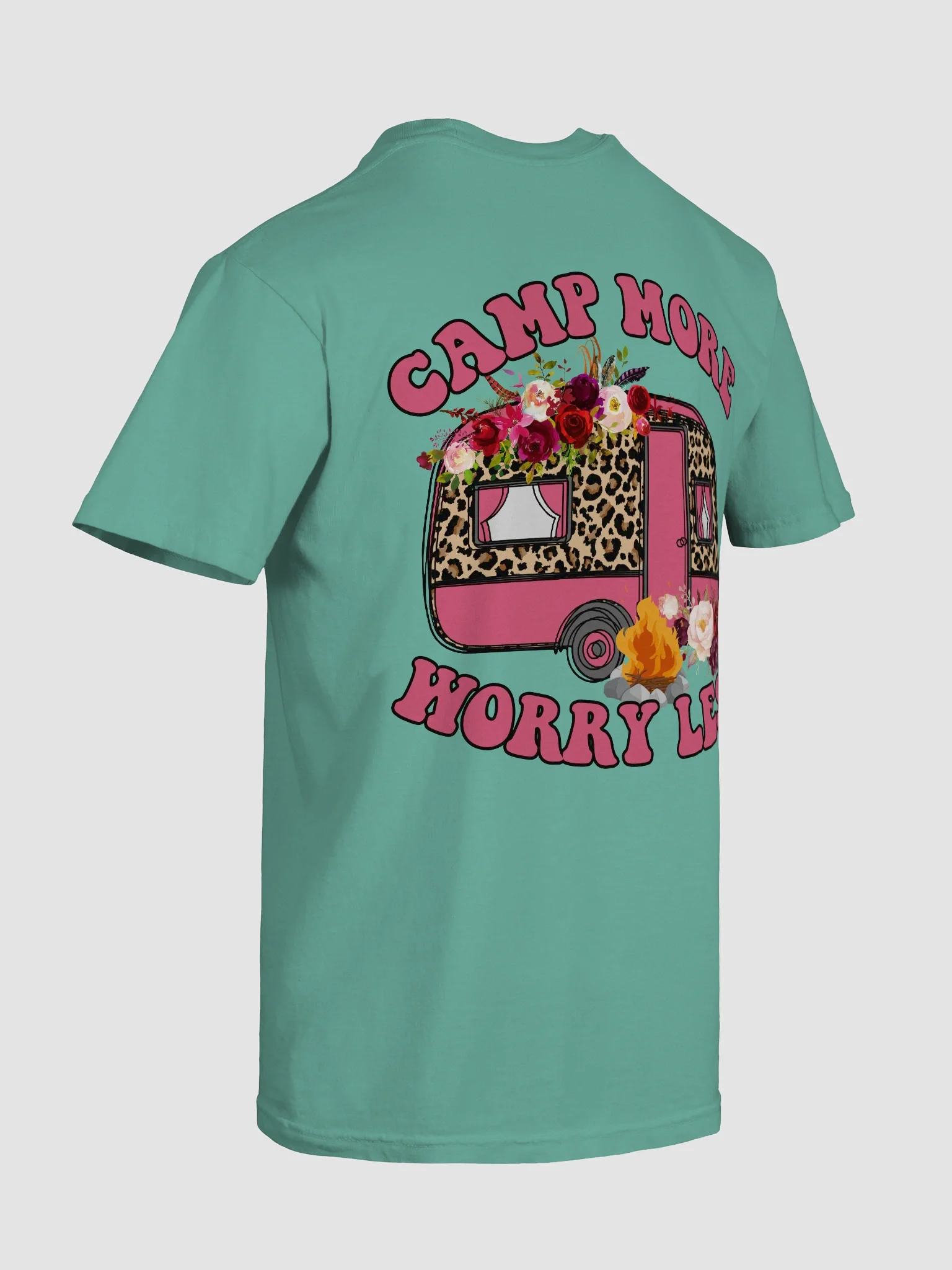 Wanderlust Leopard Caravan T-Shirt product image (67)