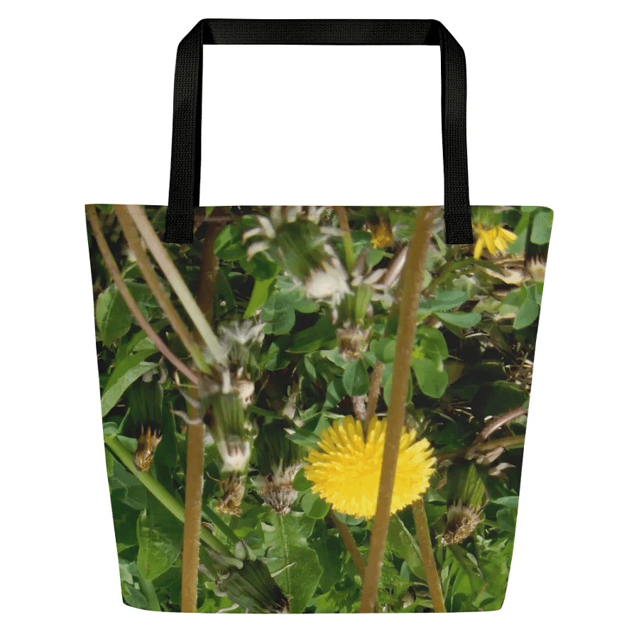 sunflower tote with black handle product image (2)