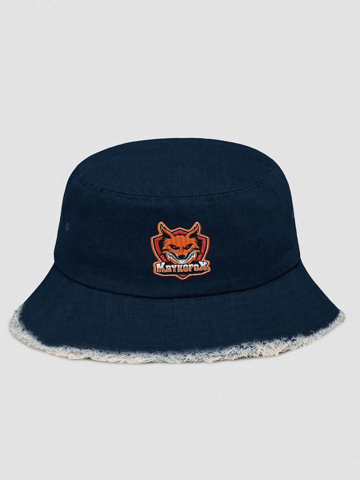 Menacing Fox Denim Bucket Hat product image (1)
