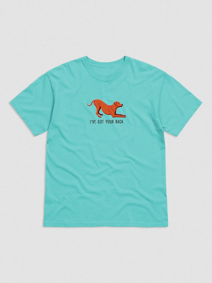 I've Got Your Back T-Shirt(Embroidered) of a Rhodesian Ridgeback(Red) product image (25)