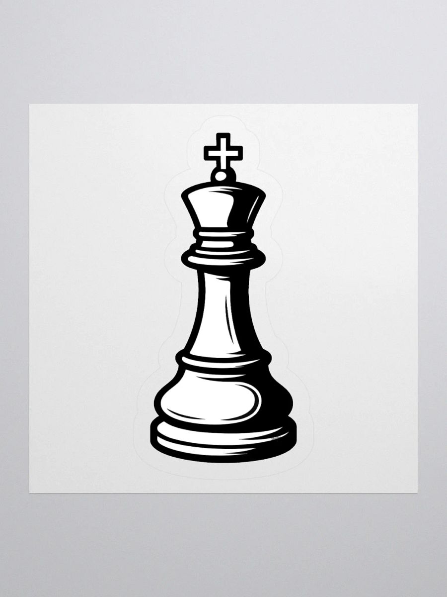 Classic Chess King Sticker product image (1)