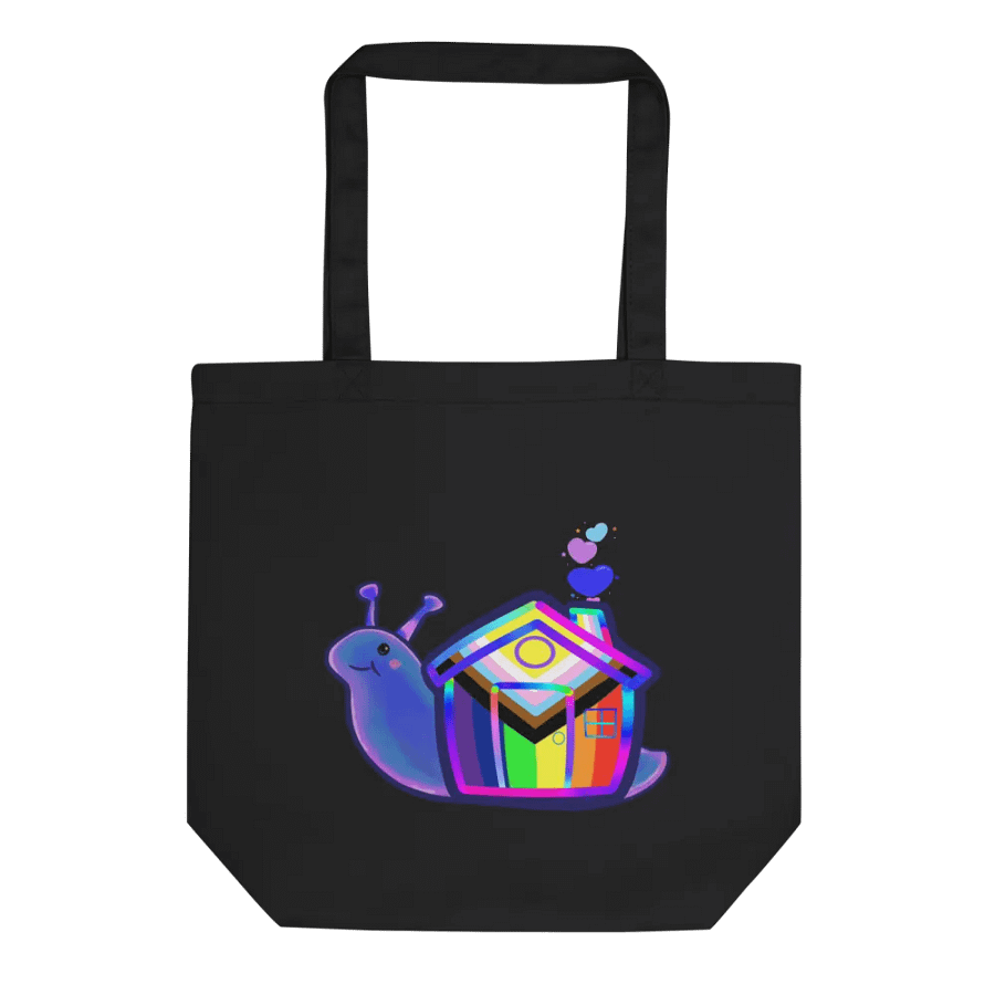 Cute LGBTQIA+ Snail Tote Bag product image (1)