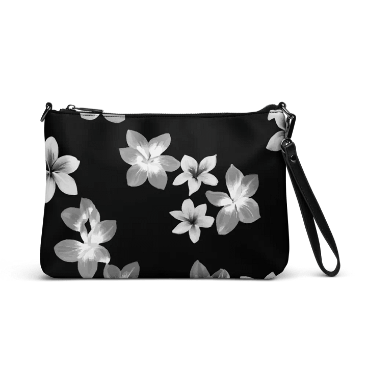 Volcanic Ash Translucent Caribbean Flower Print Crossbody Bag product image (1)