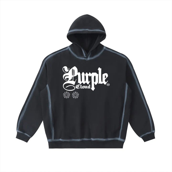 PURPLE CLOUD FLEECE HOODIE 030 product image (1)