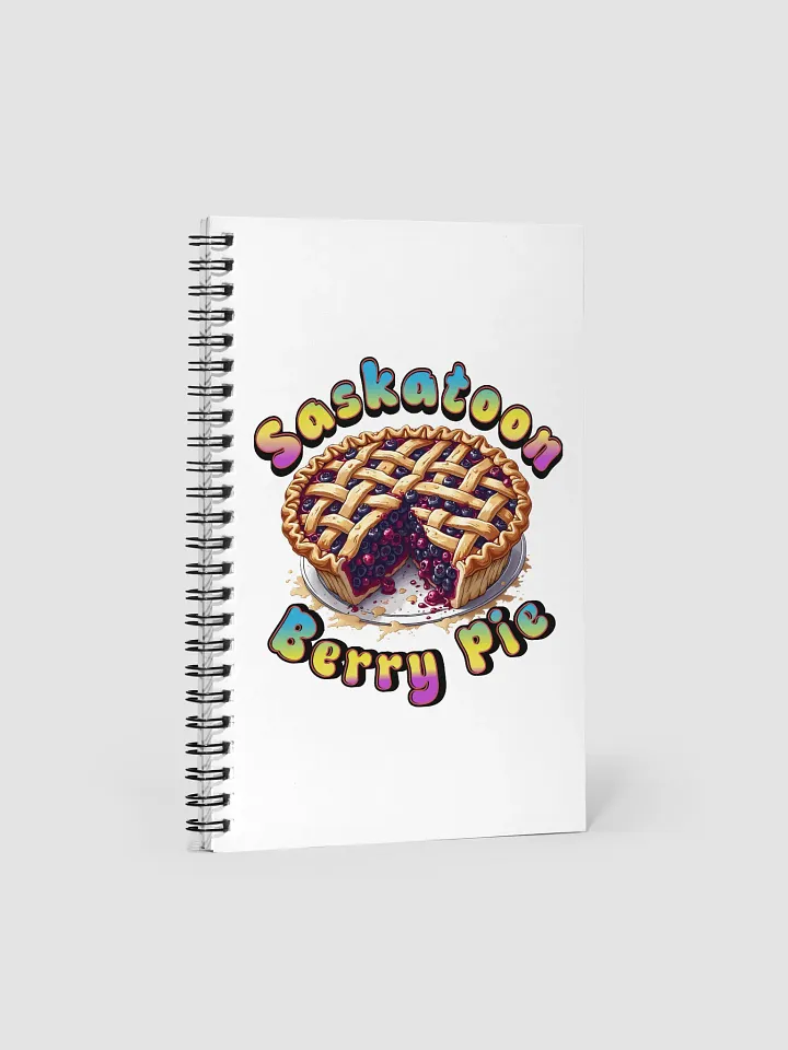 Saskatoon Berry Pie Spiral Notebook product image (2)
