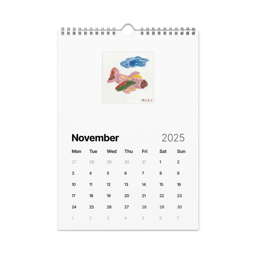 Kid Airplane (Wall Calendar 2025) product image (11)