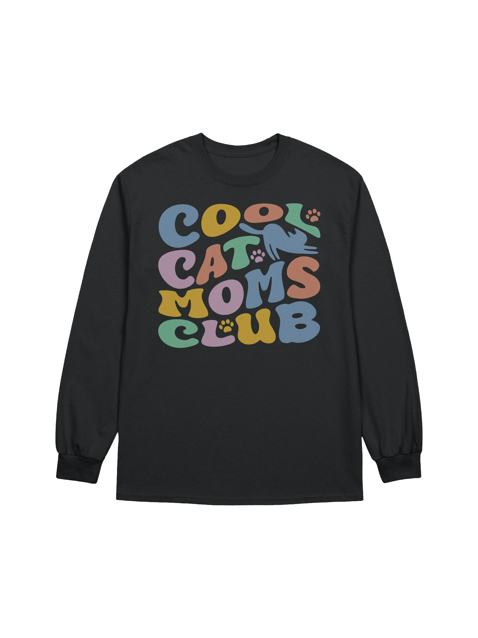 Cool Cat Moms Club 2 - Unisex Adult Long Sleeve T-shirt product image (1)
