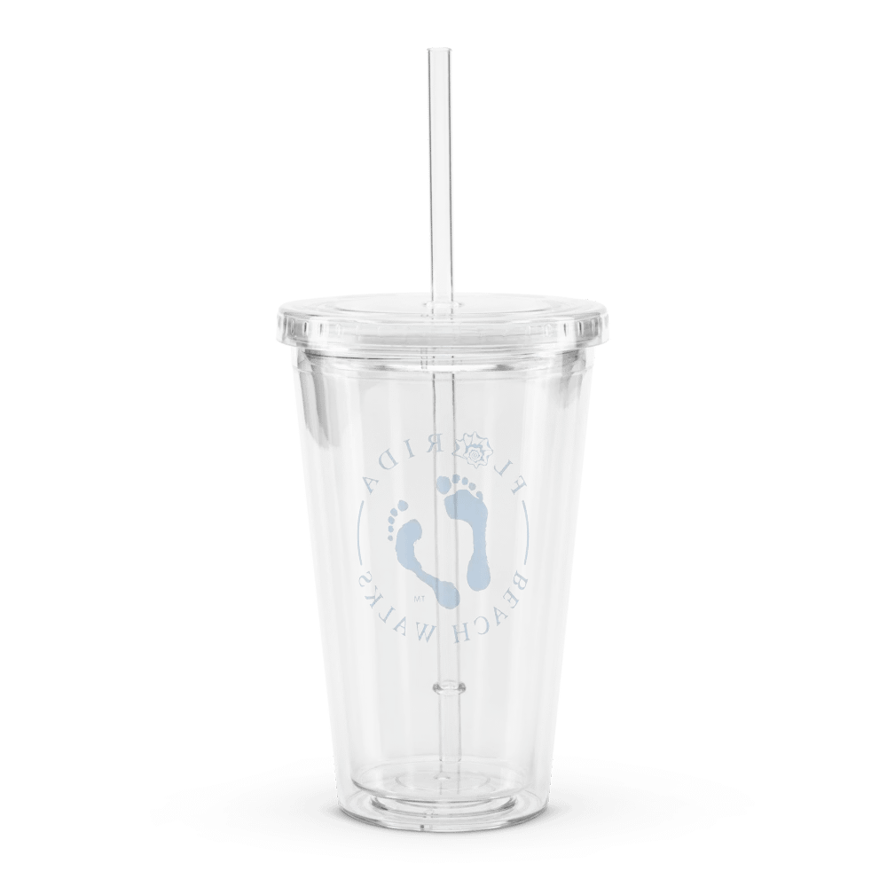 FBW Circle Logo Double Wall Clear Plastic Tumbler (16 oz) product image (3)
