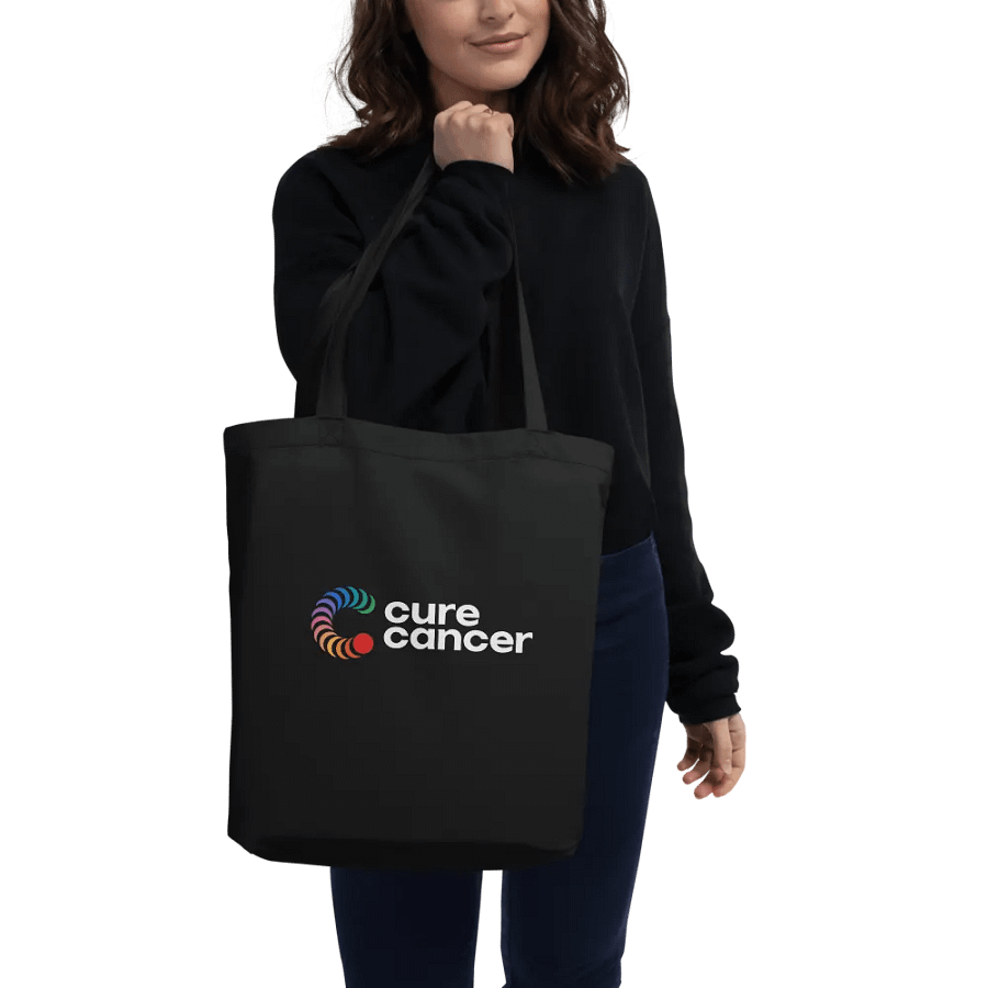 Cure Cancer | Logo Eco-Friendly Tote - Black product image (2)
